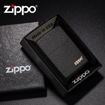 【优美】zippo打火机正版 二战黑裂漆236 纯铜防风男士礼物 商品图3