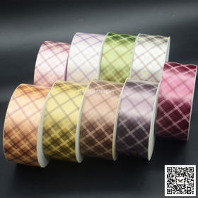 50印花带-斜格（宽5CM,长约40米，运费到付）