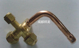 恒森空调阀Φ10 弯 8只/盒 商品代码55019