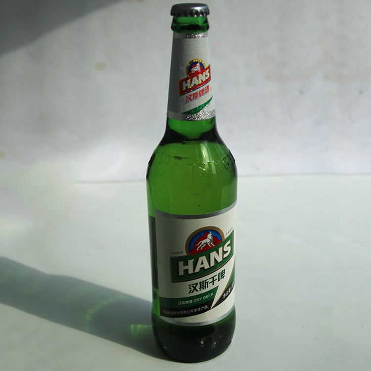 【029网上超市】瓶装汉斯干啤啤酒600ml*9瓶装箱 西安