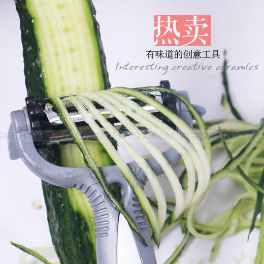 进口BY-三头旋转型刨刀 酒店专用创意刨刀 特有扁花纹刀口 商品图0