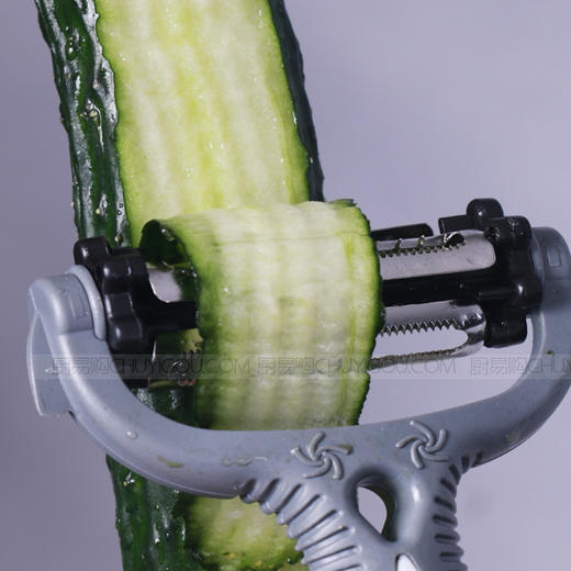 进口BY-三头旋转型刨刀 酒店专用创意刨刀 特有扁花纹刀口 商品图1