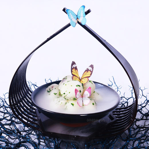 糯米蝴蝶 创意盘式可以吃的糯米蝴蝶每盒336只大小全包括【大盒装】 商品图4