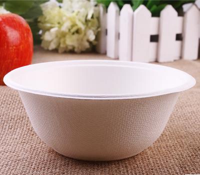 户外烧烤一次性纸碗350ml碗10只 商品图0