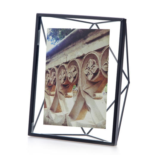 umbra创意立体棱形相框 土豪金欧式玻璃画框金属摆台不规则相架 商品图5