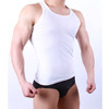 【男士背心】男士纯棉背心1*1细螺纹 弹力背心男式大码工字白色男背心 商品缩略图1