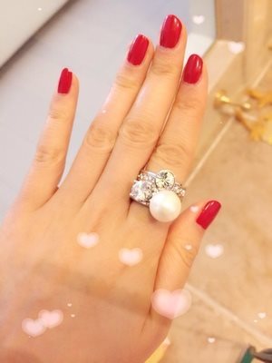 限量版香奈儿包装高级定制大珍珠 皓石镶钻 结