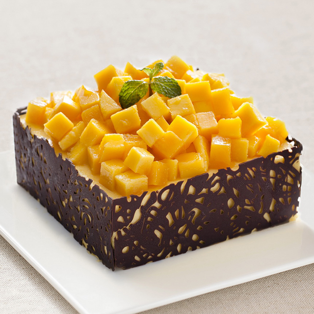 芒果冰淇淋蛋糕 mango ice cream cake