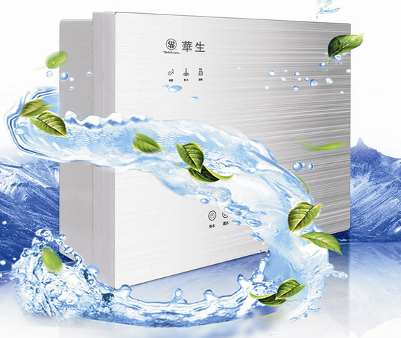 华生净水器\/净水机1401B\/双出水\/触摸屏