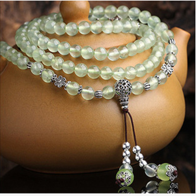 葡萄色玉髓手链 天然玉髓手链 【艾兰韩国】