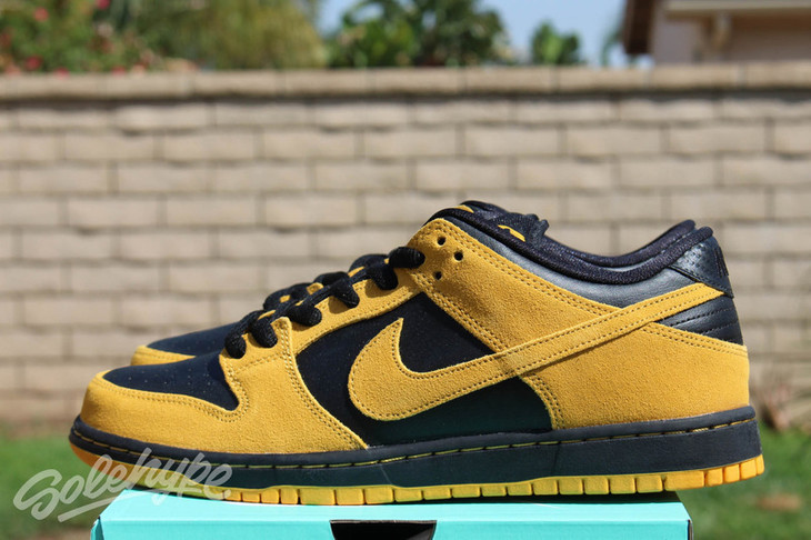 nike sb dunk low pro iwoa 爱荷华大学 黑黄低帮 304292-706