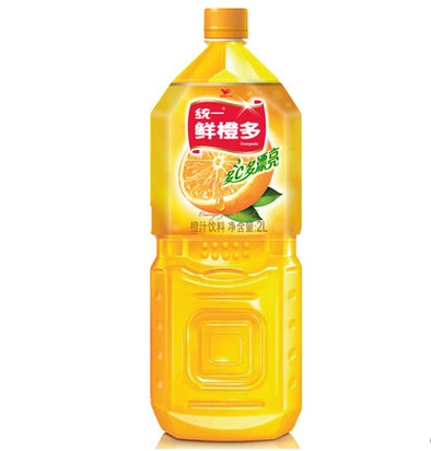 统一鲜橙多2L