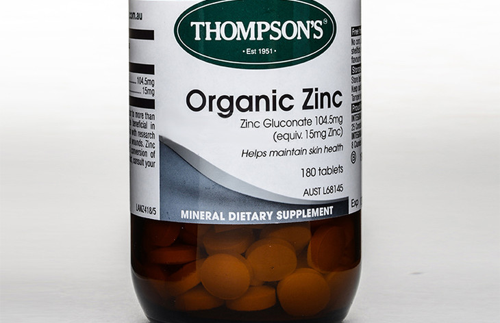 【纽澳直邮】新西兰thompsons汤普森有机复合锌片 改善皮肤睡眠 提高