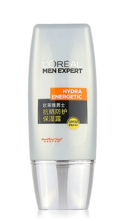 30ml欧莱雅男士抗晒防护保湿露spf30    *