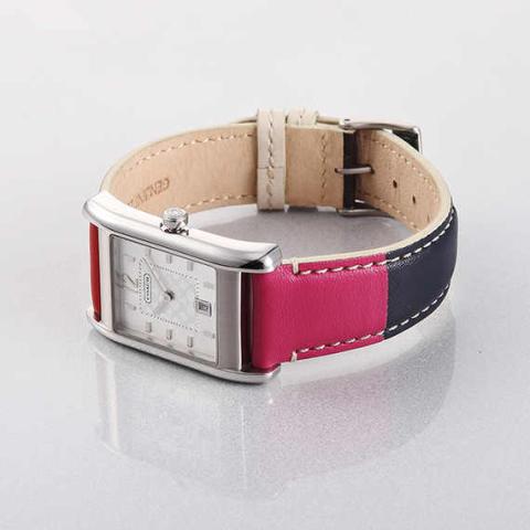 coach型号:14501413适合性别:女性防水深度:30米表盘形状:方形表带