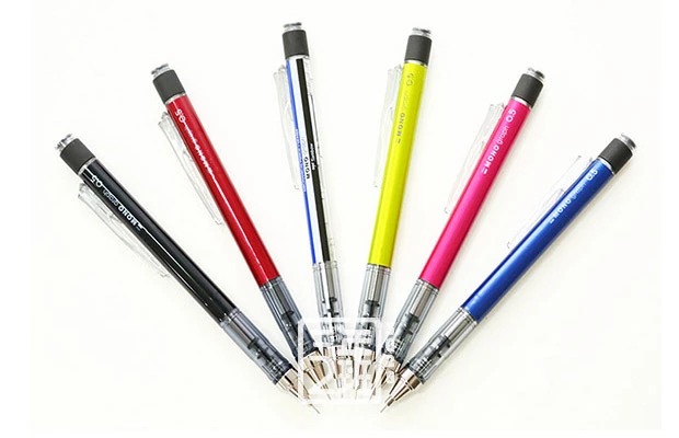 日本文具tombow蜻蜓自动铅笔活动铅笔05mm笔芯学生用品