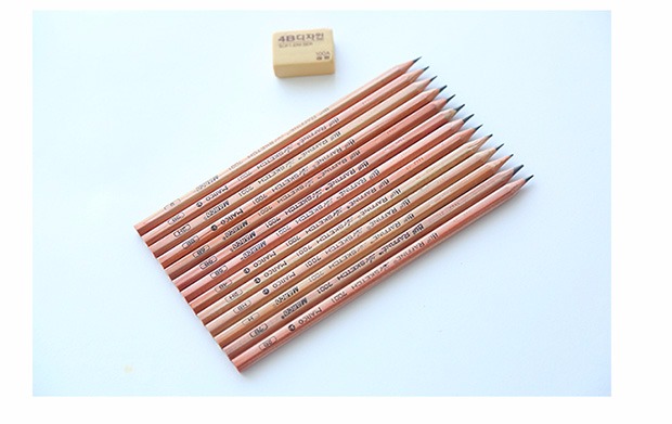 三年二班马可7001高级原木杆学生绘图素描铅笔美术考试专用铅笔