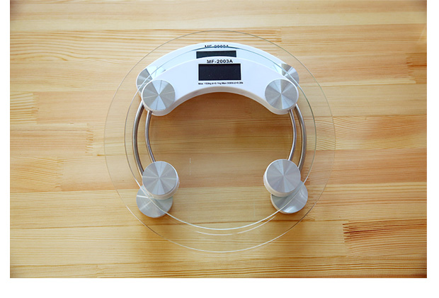 三年二班家用透明玻璃电子秤人体秤体重计器成人健康秤精准称重